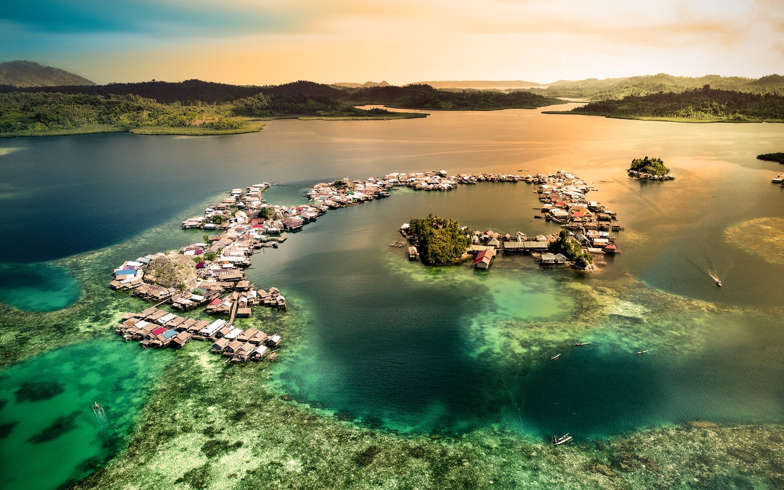 visiting kabalutan bajau village at Togean Islands tour package